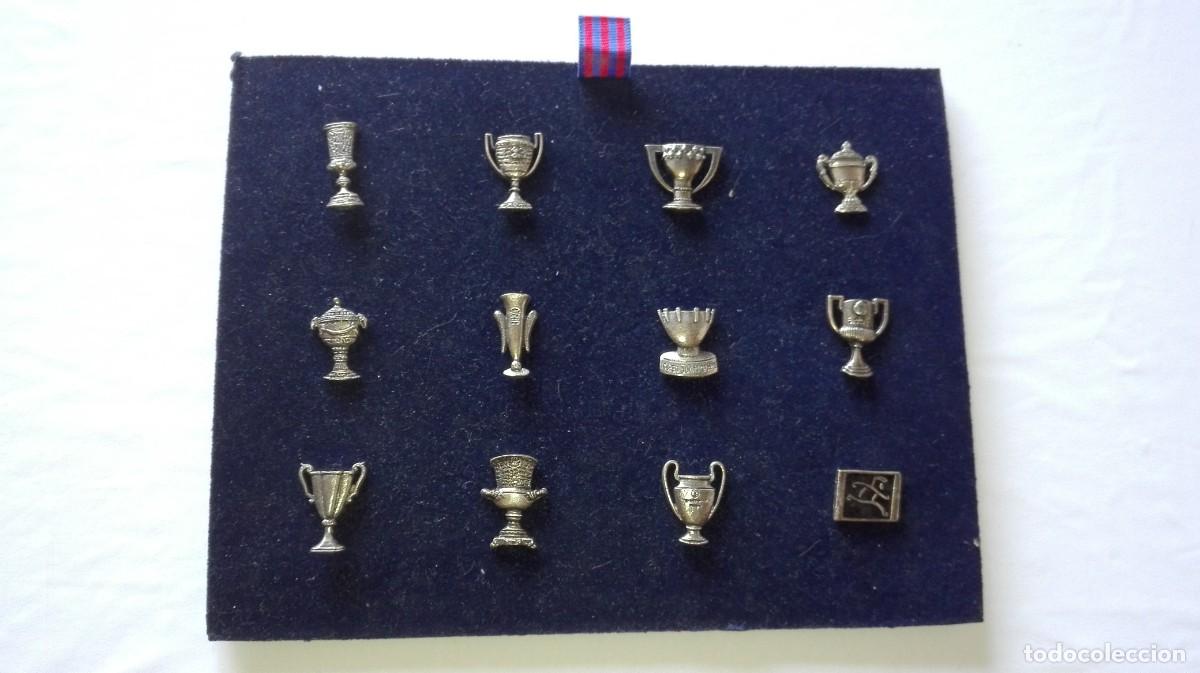 Coleccionismo deportivo: ESTUCHE COPAS F.C.BARCELONA - Foto 3