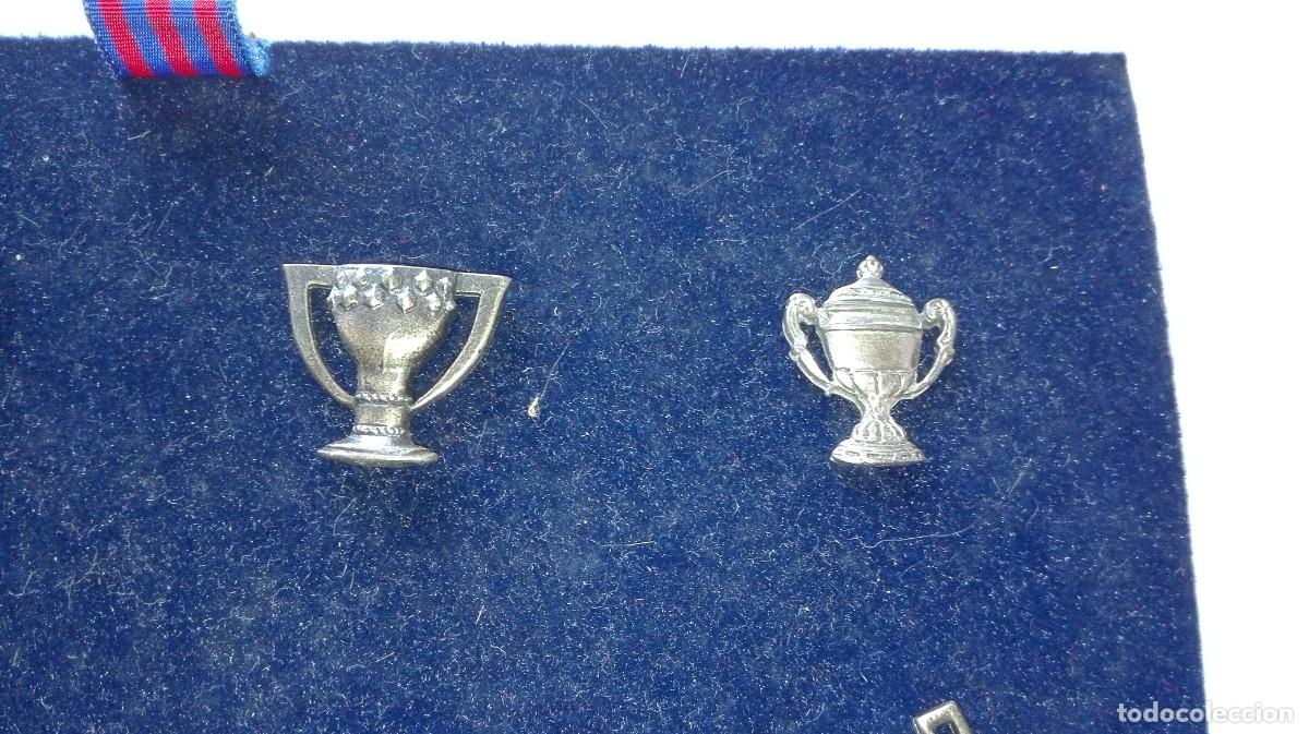 Coleccionismo deportivo: ESTUCHE COPAS F.C.BARCELONA - Foto 6