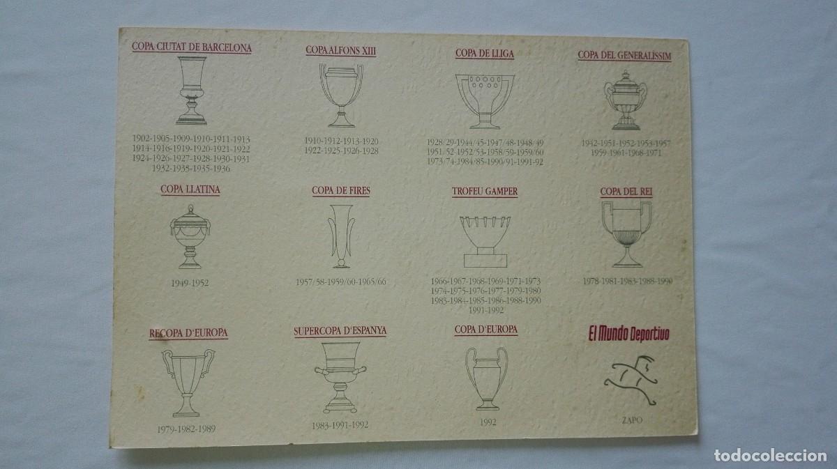 Coleccionismo deportivo: ESTUCHE COPAS F.C.BARCELONA - Foto 14
