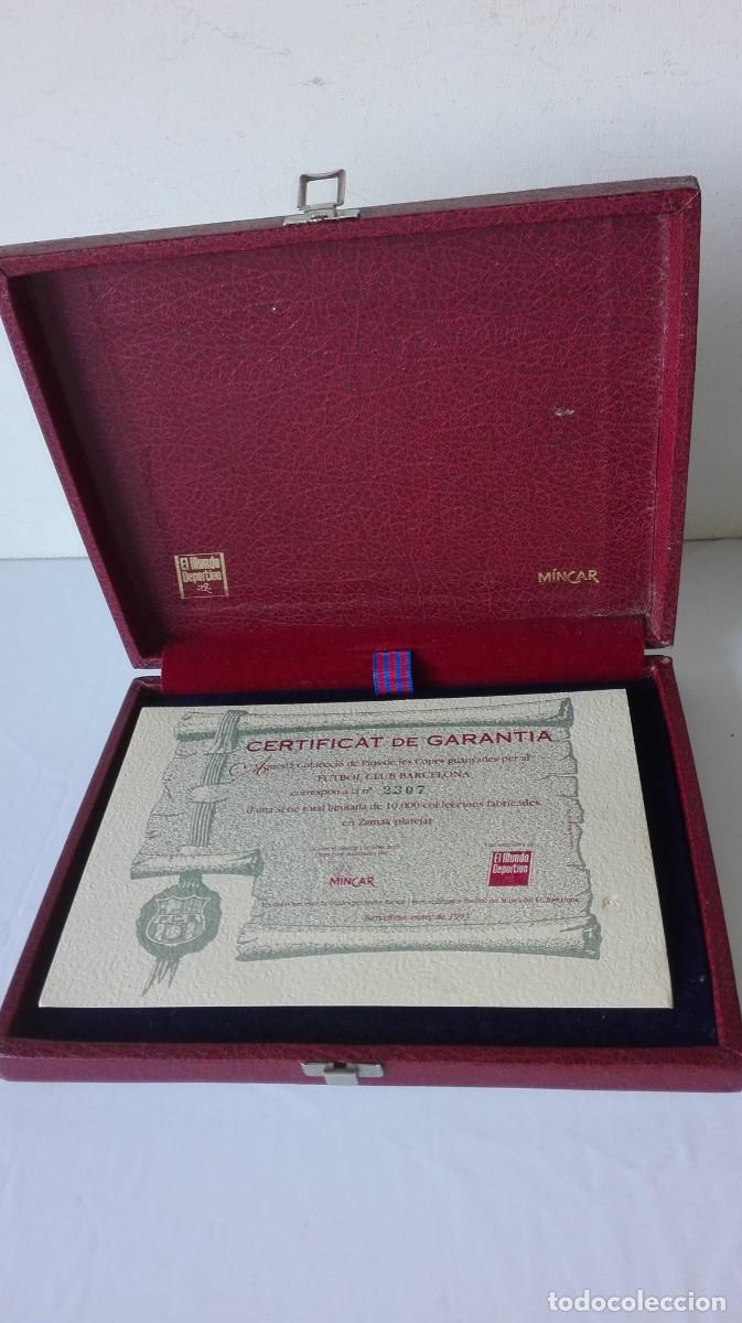 Coleccionismo deportivo: ESTUCHE COPAS F.C.BARCELONA - Foto 16