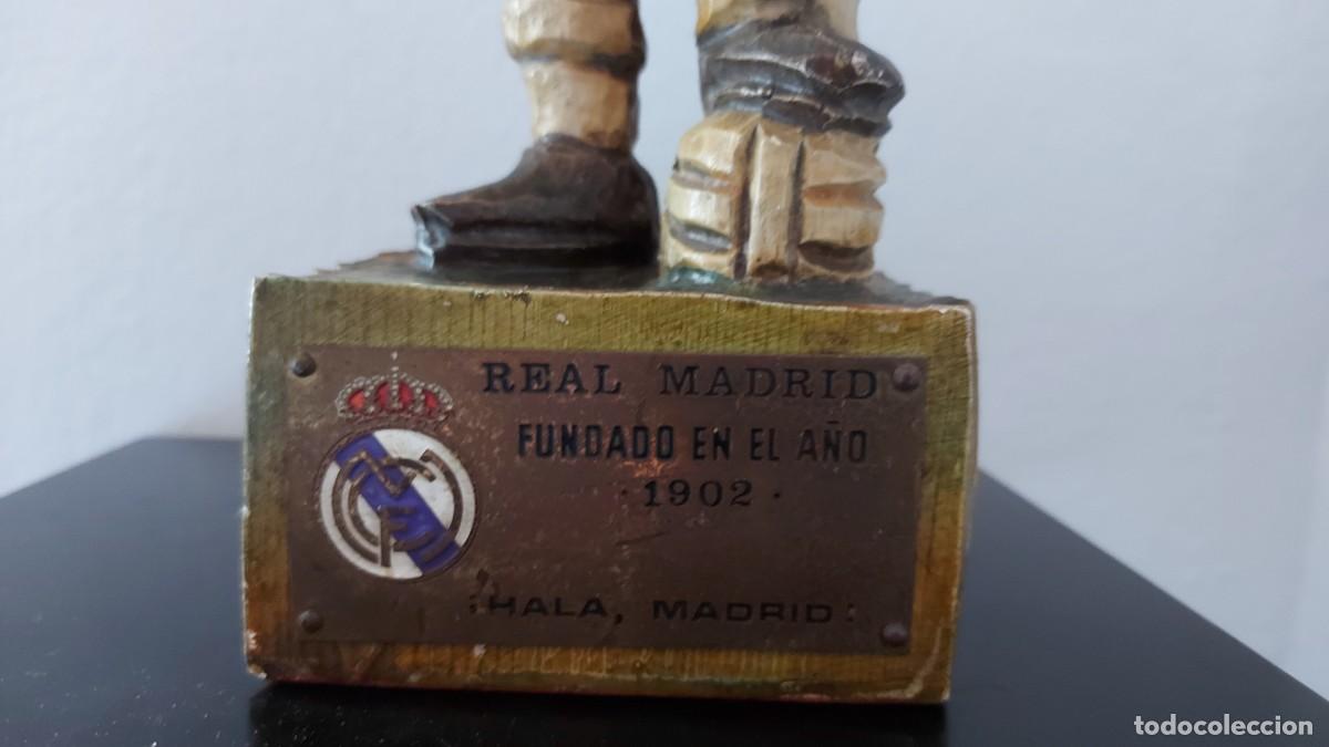 Coleccionismo deportivo: FIGURA TALLADA REAL MADRID - Foto 7