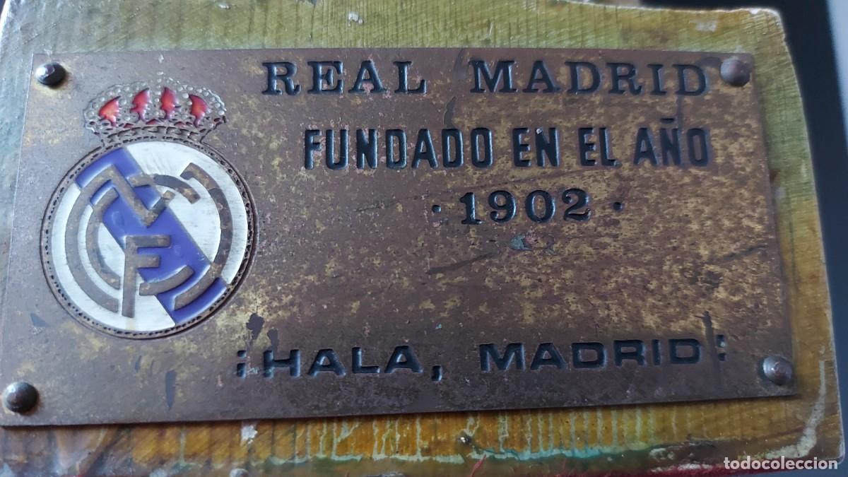 Coleccionismo deportivo: FIGURA TALLADA REAL MADRID - Foto 8