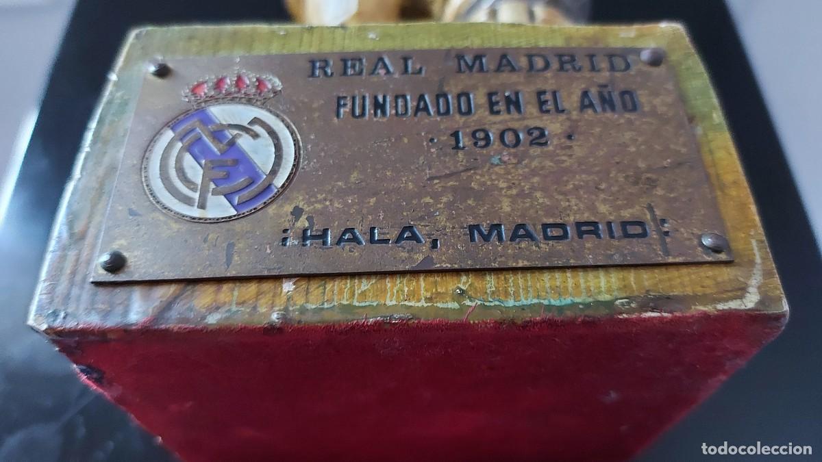 Coleccionismo deportivo: FIGURA TALLADA REAL MADRID - Foto 14