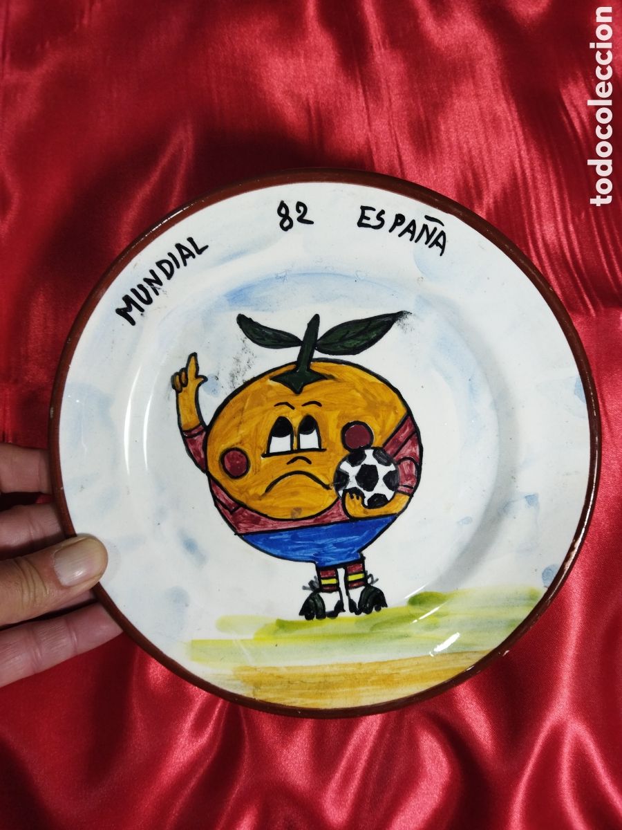 Coleccionismo deportivo: Plato naranjito hondo - Foto 4