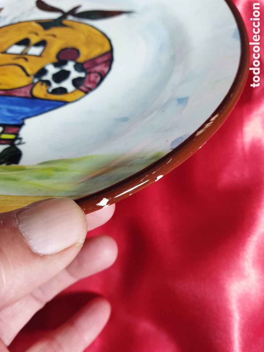 Coleccionismo deportivo: Plato naranjito hondo - Foto 8