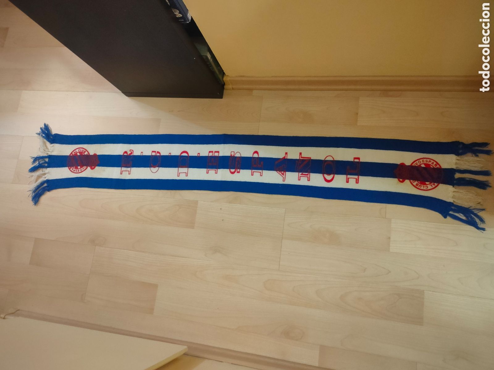 Sammelleidenschaft Sport: ANTIGUA BUFANDA SCARF R.C.D. ESPA&Ntilde;OL CON &Ntilde; 160X22cm