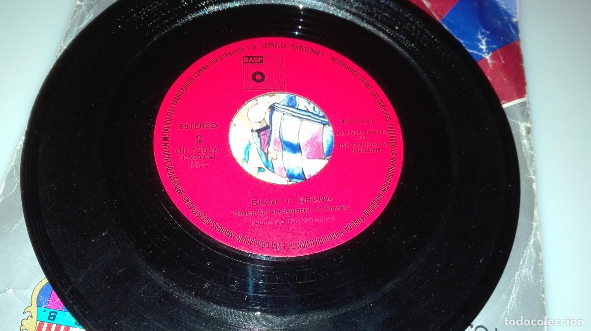 Coleccionismo deportivo: DISCO SINGLE HIMNO AL BAR&Ccedil;A 1974 - Foto 8