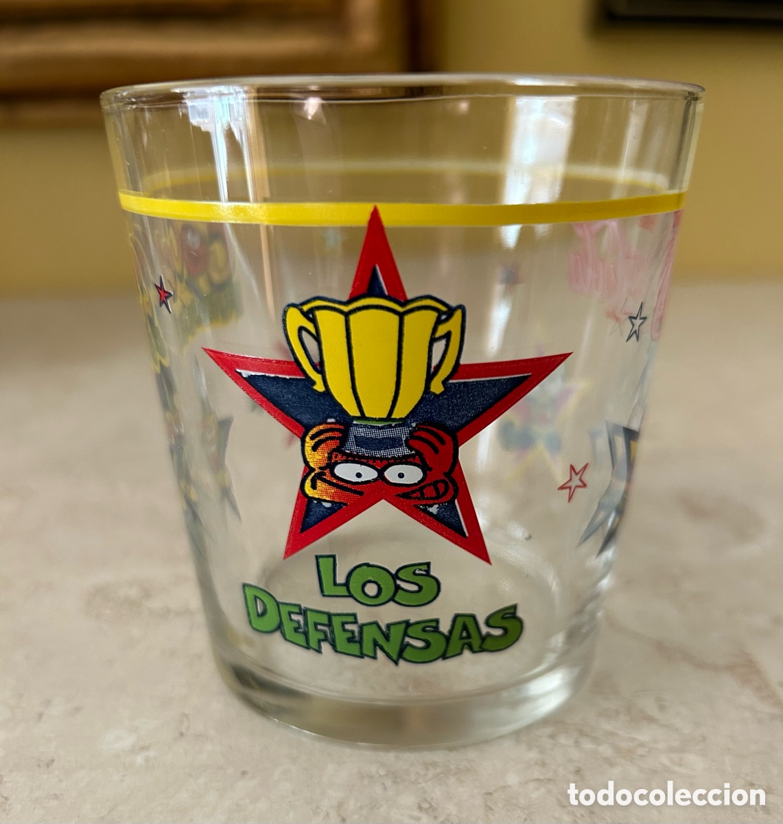 Coleccionismo deportivo: VASO DE COCA-COLA. LOS DEFENSAS. LOS FUTBOLEROS