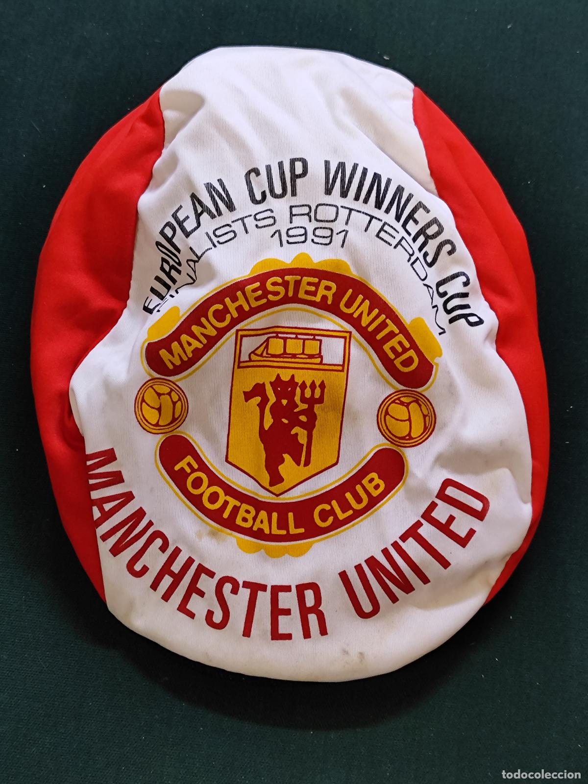 Sammelleidenschaft Sport: GORRA MANCHESTER UNITED - 1991 - EUROPEAN CUP WINNERS CUP - ROTTERDAM - LEER DESCRIPCION