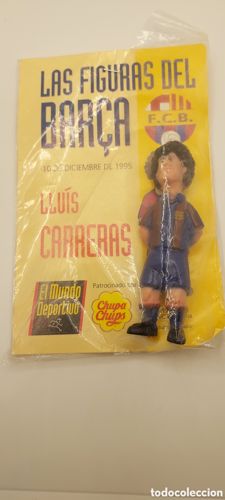 Collectionnisme sportif: LAS FIGURAS DEL BAR&Ccedil;A-MUNDO DEPORTIVO - CHUPA CHUPS ORIGINAL A&Ntilde;O 1995 LLUIS CARRERAS