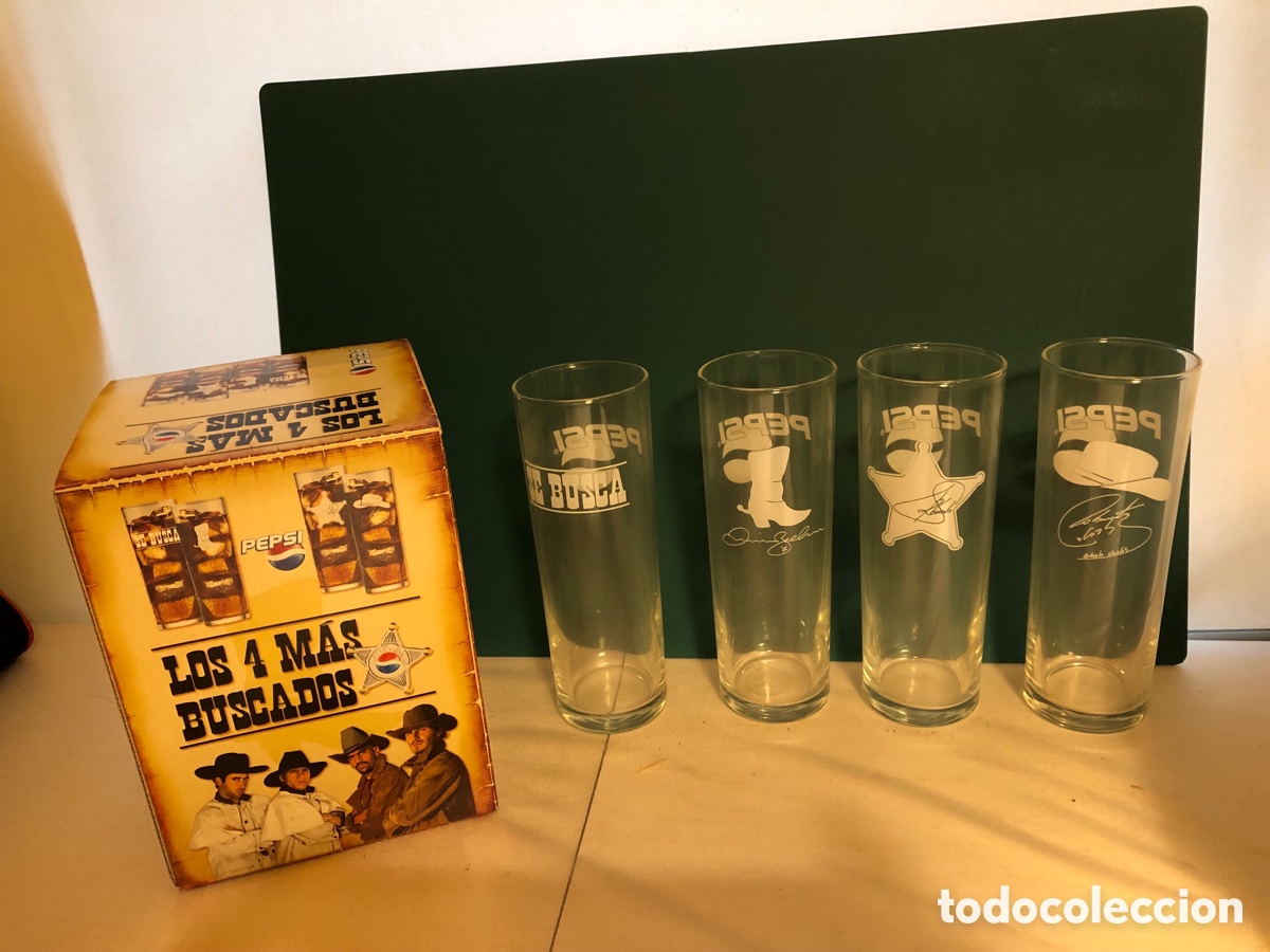 Coleccionismo deportivo: PEPSI LOS 4 WANTED - VASOS
