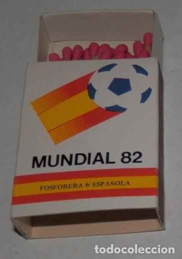 Coleccionismo deportivo: CAJA DE CERILLAS DEL CAMPEONATO MUNDIAL DE FUTBOL ESPA&Ntilde;A 1982