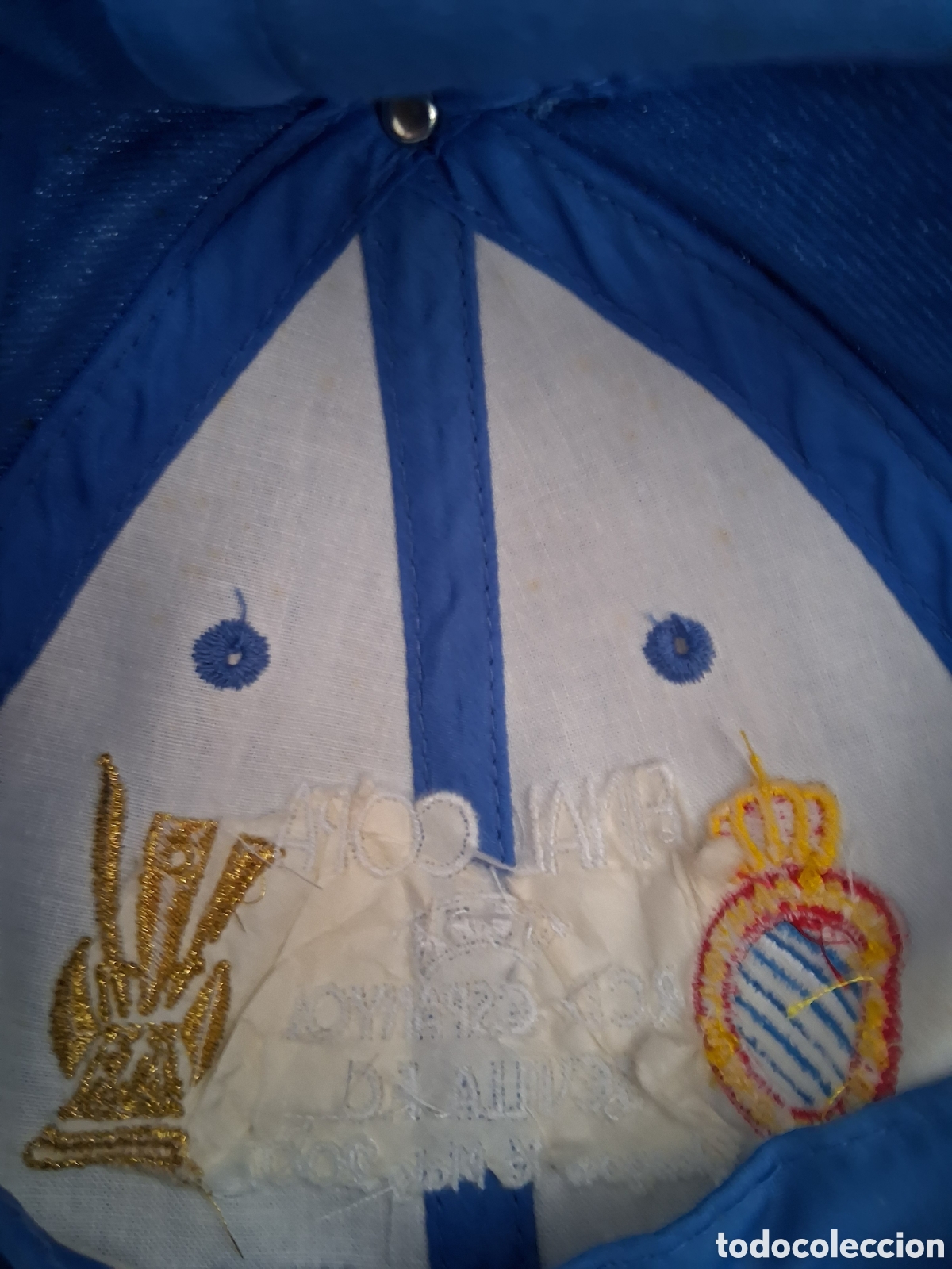 Coleccionismo deportivo: RCD ESPANYOL. GORRA FINAL UEFA 2007. - Foto 5