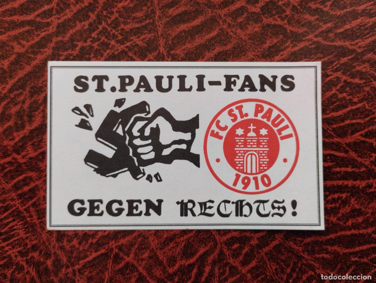 Coleccionismo deportivo: PEGATINA ULTRAS ST. PAULI FANS GEGEN