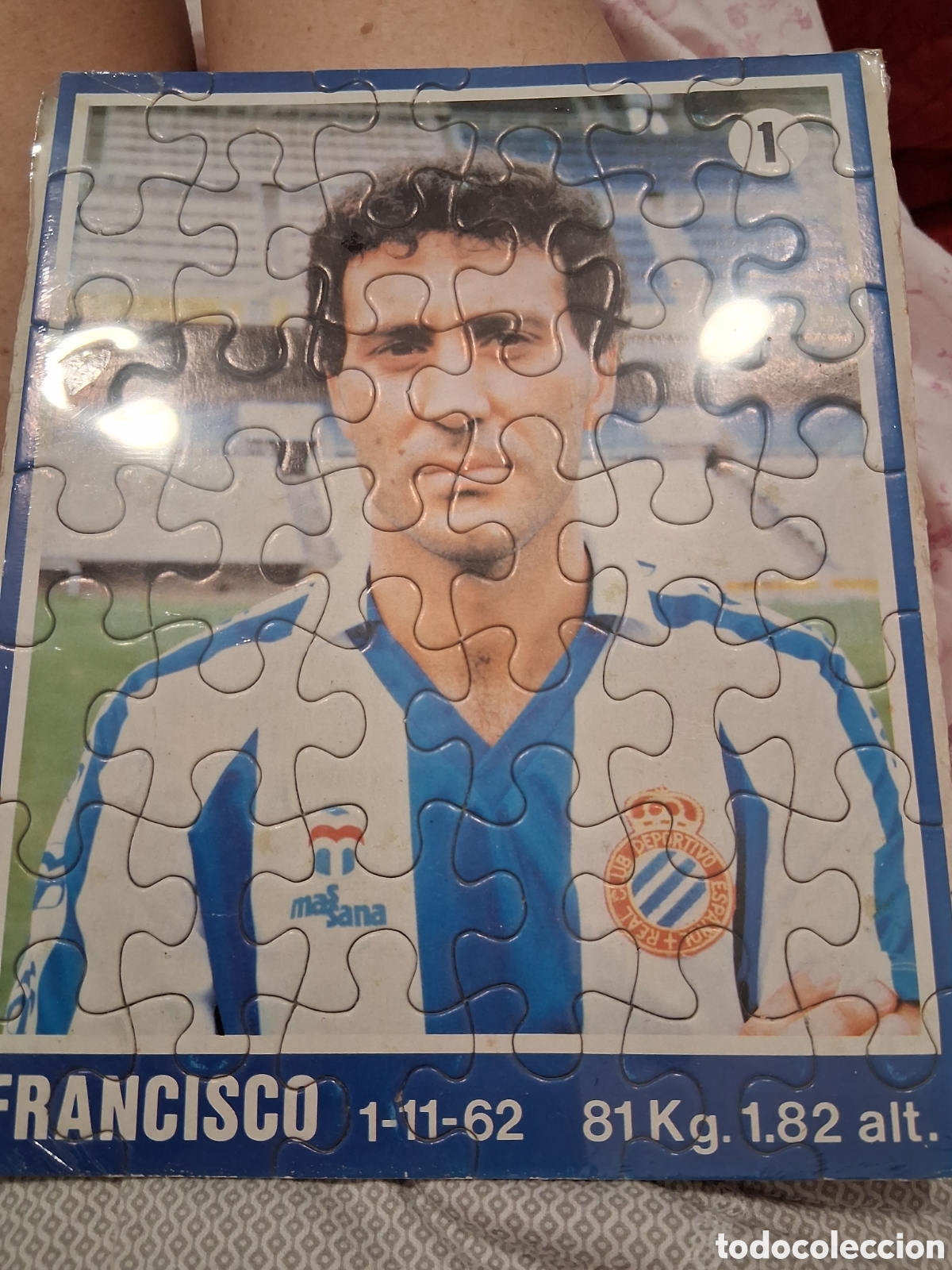 Coleccionismo deportivo: RCD ESPANYOL. PUZLE FRANCISCO - Foto 1