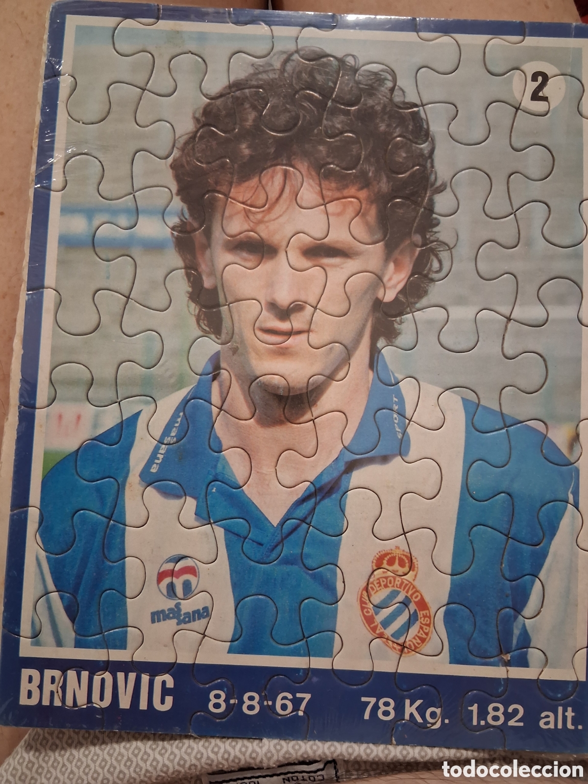 Coleccionismo deportivo: RCD ESPANYOL. PUZLE BRNOVIC. - Foto 1