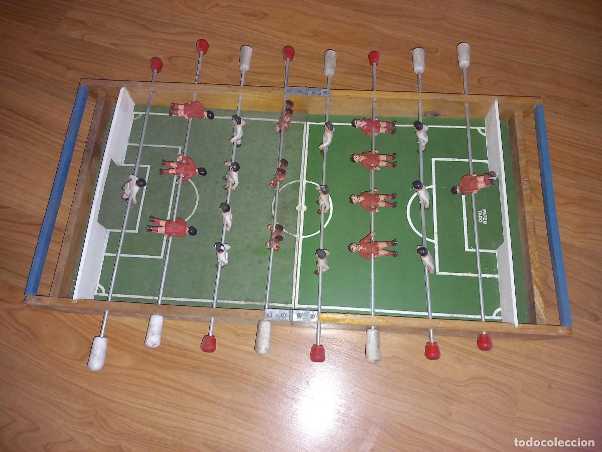 Coleccionismo deportivo: Futbolin antiguo madera - Foto 4