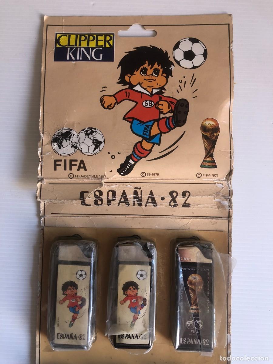 Coleccionismo deportivo: Expositor completo Clipper King Mundial 82 FIFA