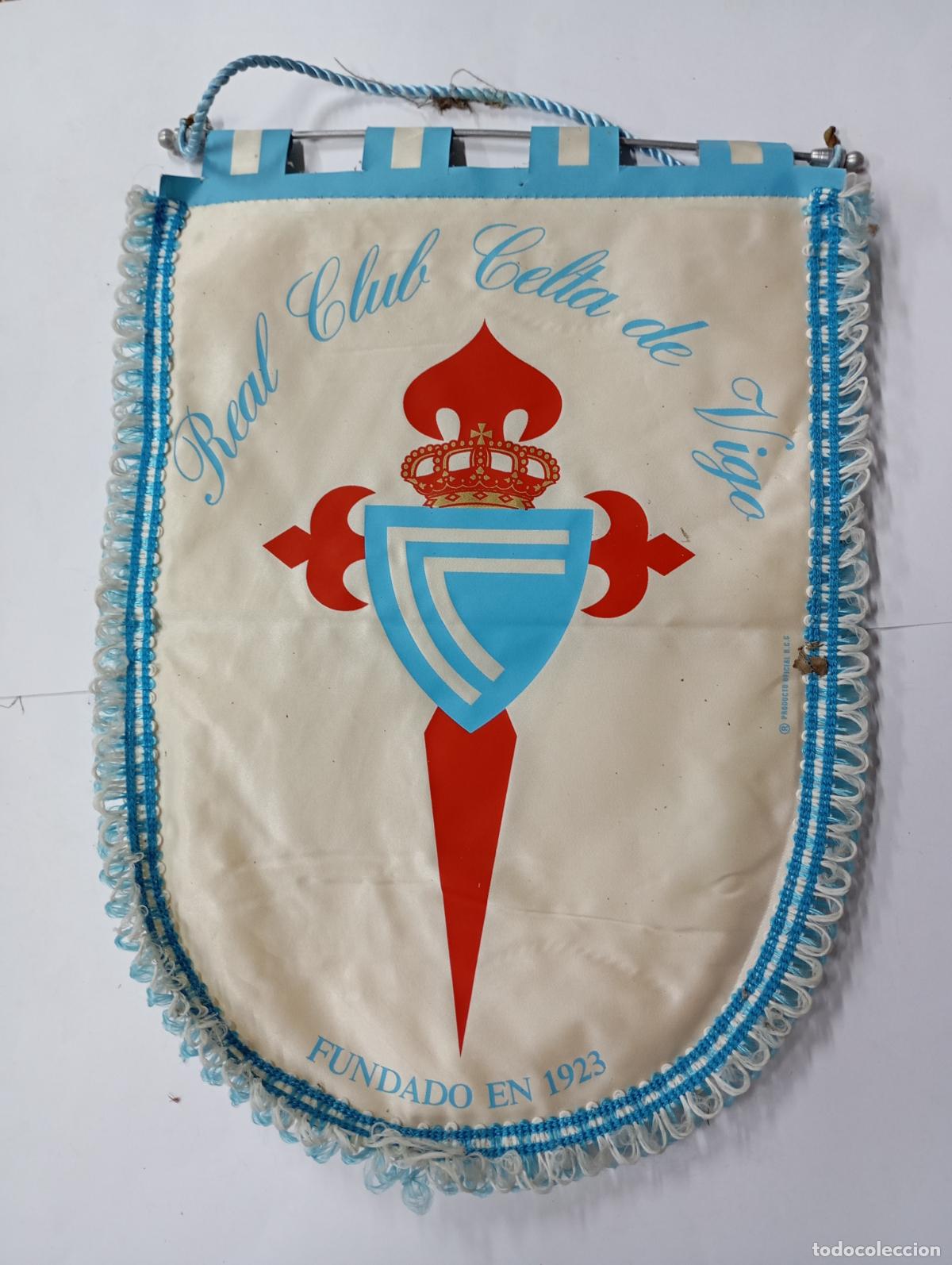 Coleccionismo deportivo: BANDER&Iacute;N DE F&Uacute;TBOL REAL CLUB CELTA DE VIGO. PN10