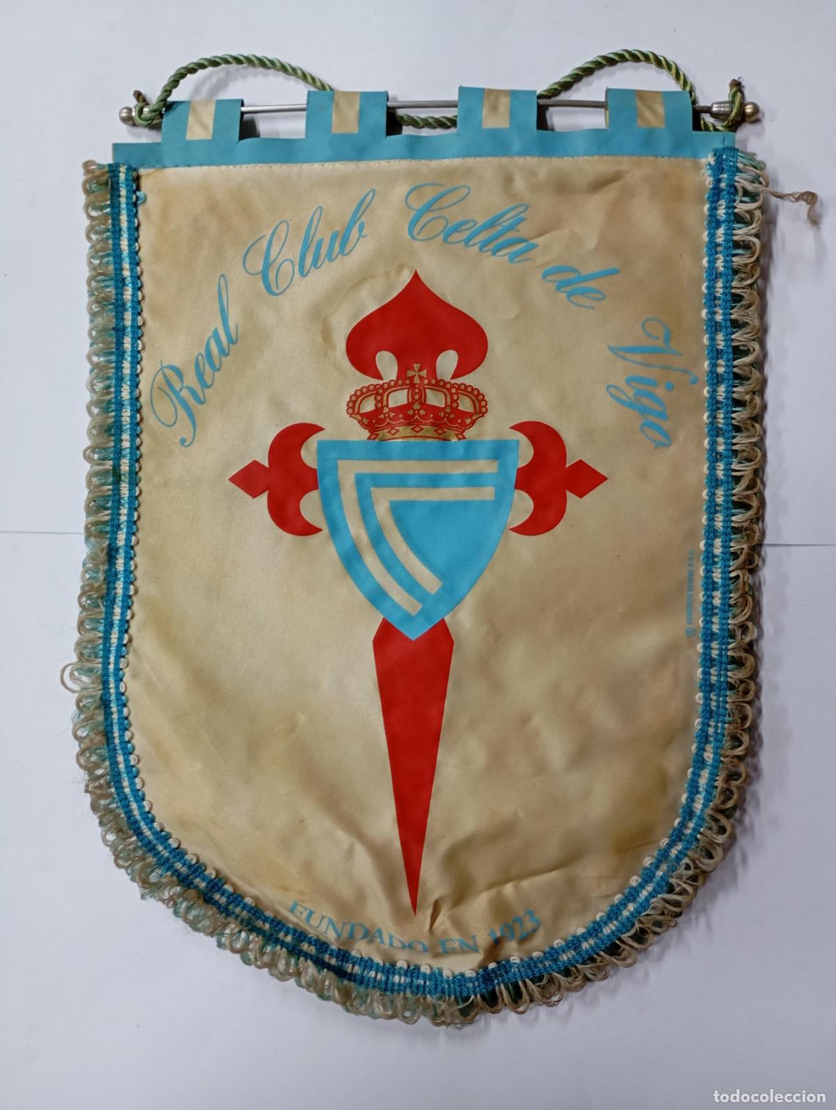 Coleccionismo deportivo: BANDER&Iacute;N DE F&Uacute;TBOL REAL CLUB CELTA DE VIGO. PN10