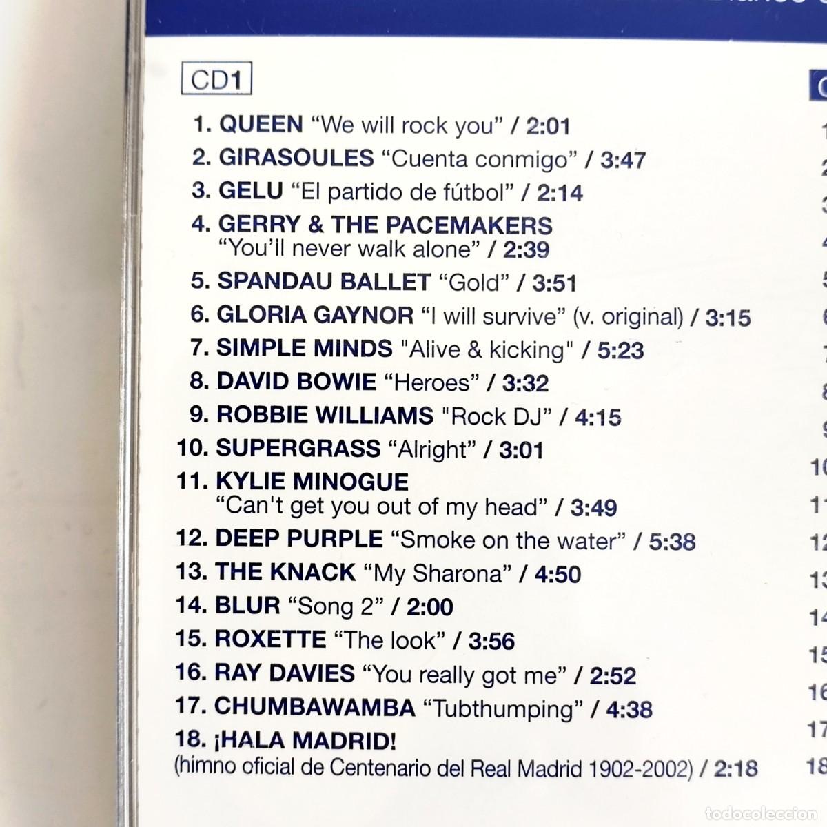 Coleccionismo deportivo: Doble CD El &Aacute;lbum Blanco del Realmadrid - Foto 6