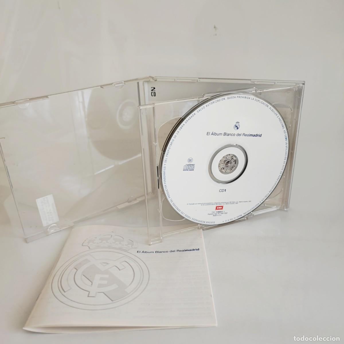 Coleccionismo deportivo: Doble CD El &Aacute;lbum Blanco del Realmadrid - Foto 10