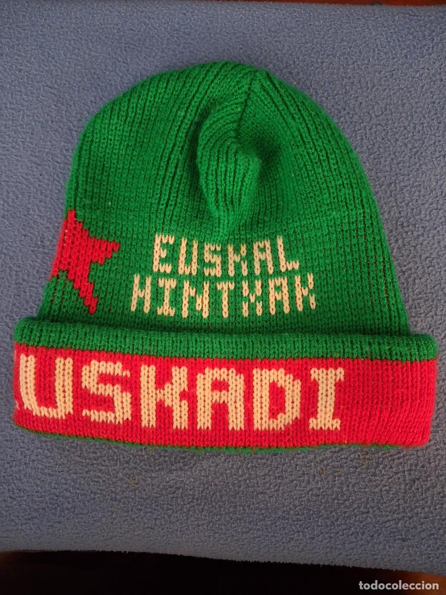 Coleccionismo deportivo: GORRO EUSKAL HINTXAK PRIMERAS EPOCAS. - Foto 1