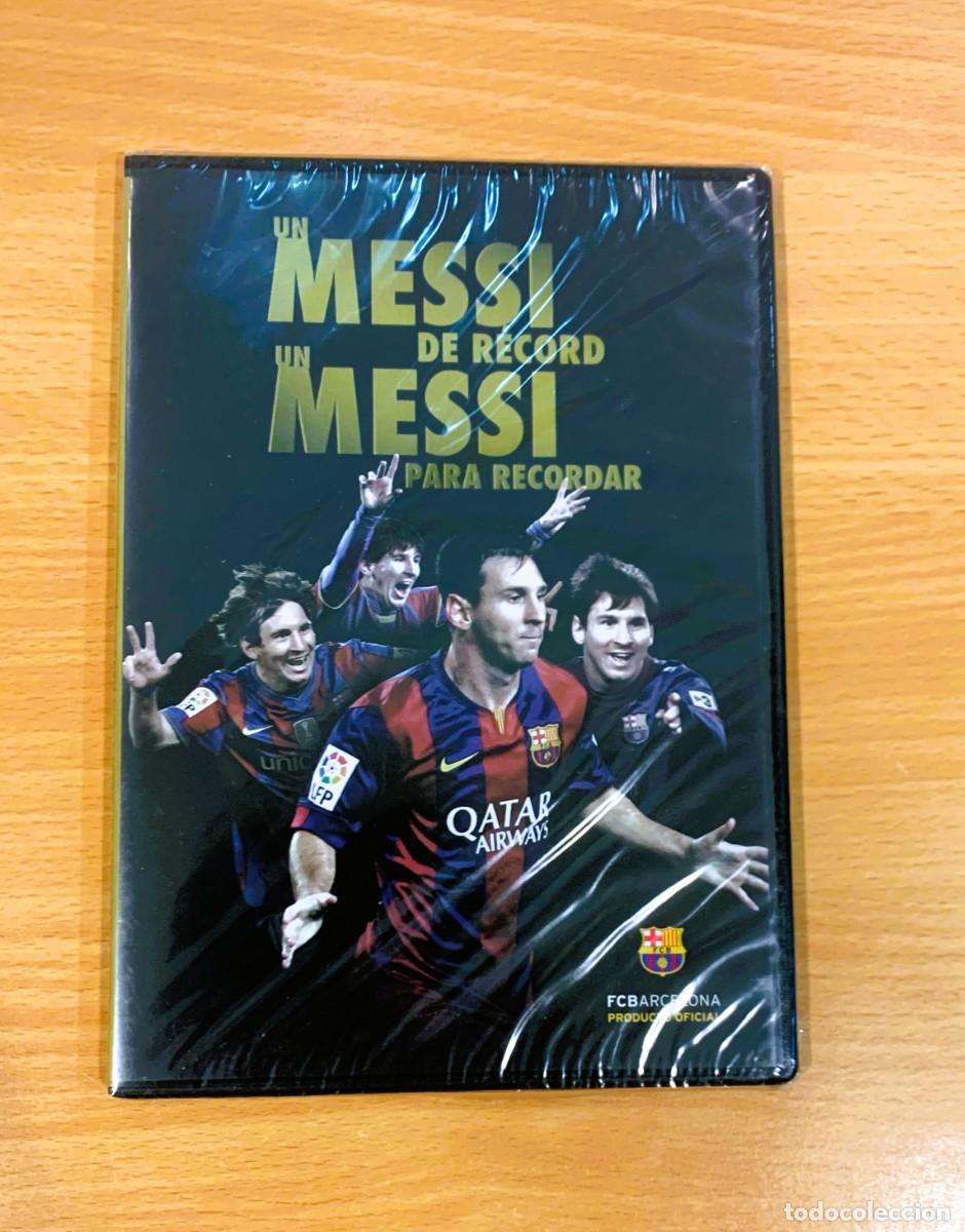 Coleccionismo deportivo: DVD FCB F&Uacute;TBOL CLUB BARCELONA - UN MESSI DE R&Eacute;CORD PARA RECORDAR (2014). PRECINTADO