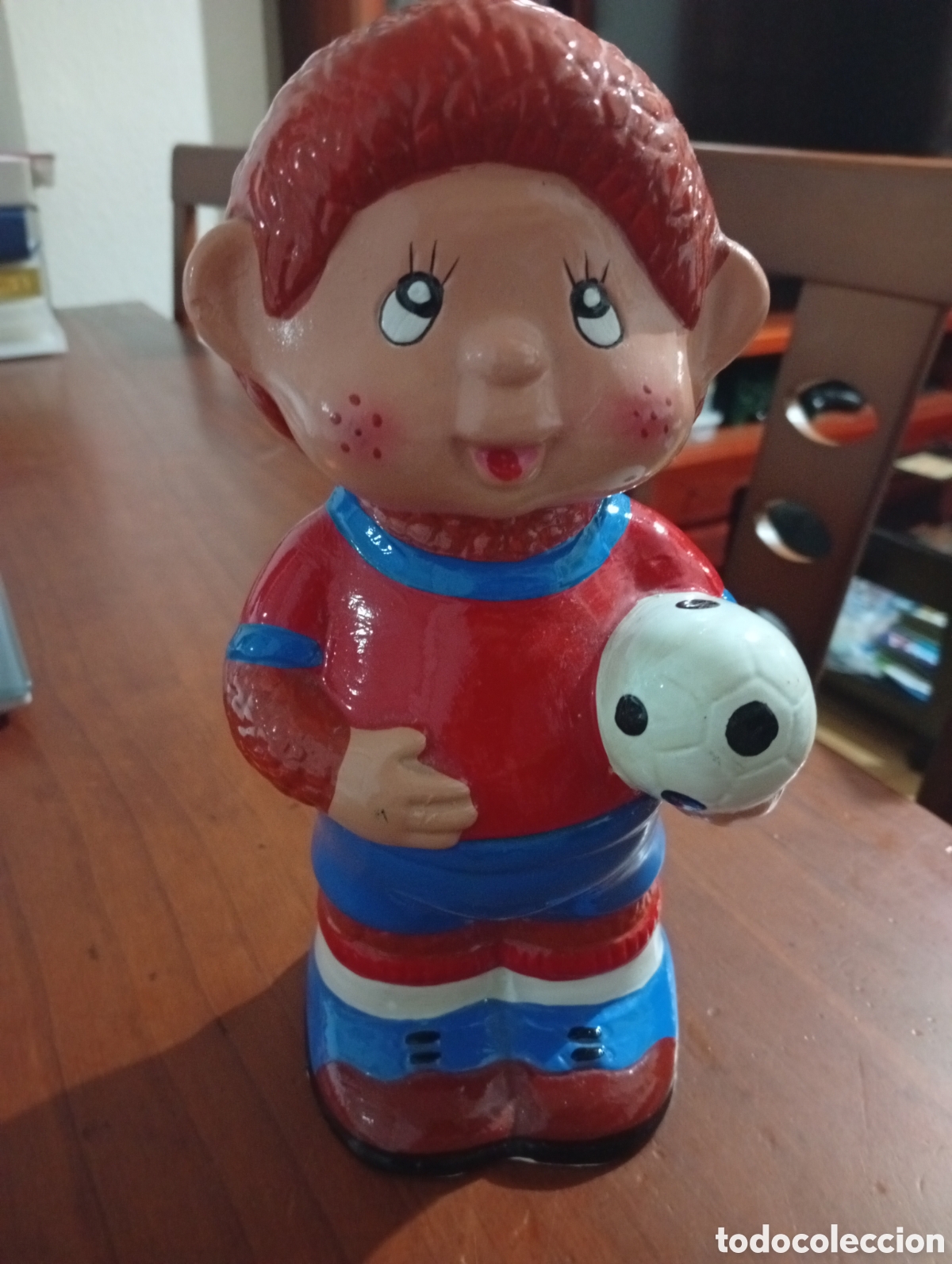 Sammelleidenschaft Sport: MU&Ntilde;ECO FIGURA HUCHA ESCAYOLA VIRKIKI VIRIKI MONCHICHI MONCHHICHI SEKIGUCHI FUTBOL DEPORTES FUTBOLIST