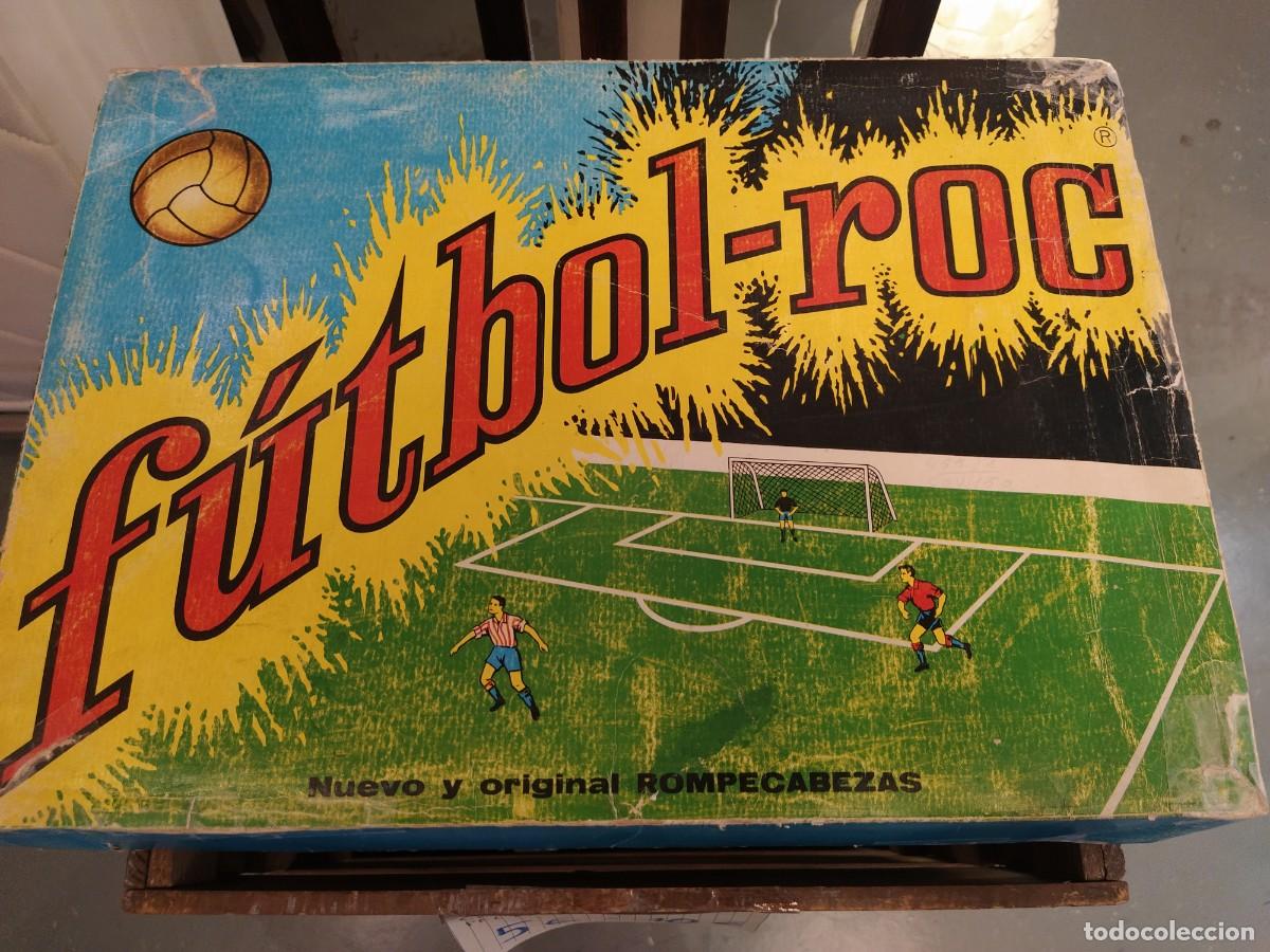 Sammelleidenschaft Sport: Puzzle puzle F&uacute;tbol Roc. Rompecabezas. 58 Cubos y 16 l&aacute;minas. Temporada 1962/63. Completo.