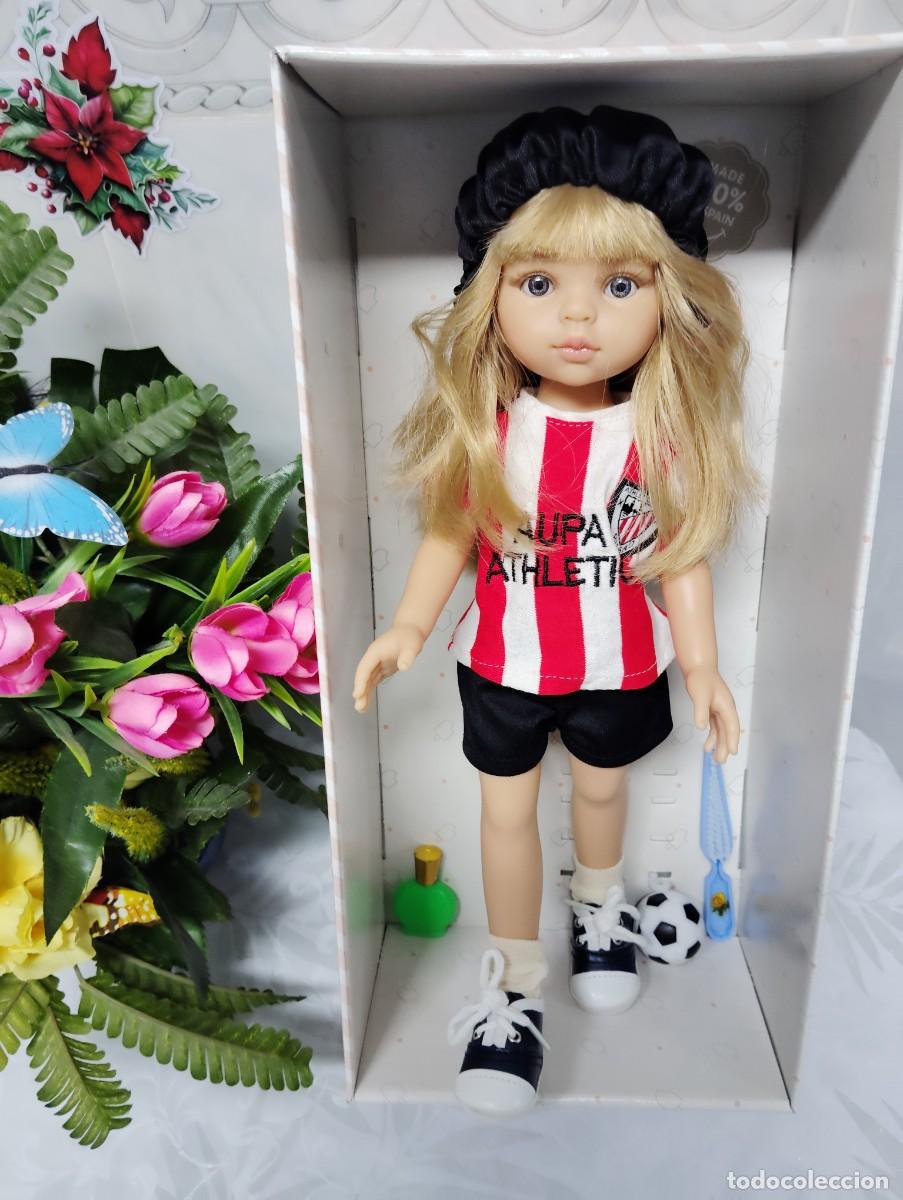 Coleccionismo deportivo: 1 MU&Ntilde;ECO MU&Ntilde;ECA -ATHLETIC BILBAO-PAOLA REINA ORIGINAL. ESTRENAR.VINILO