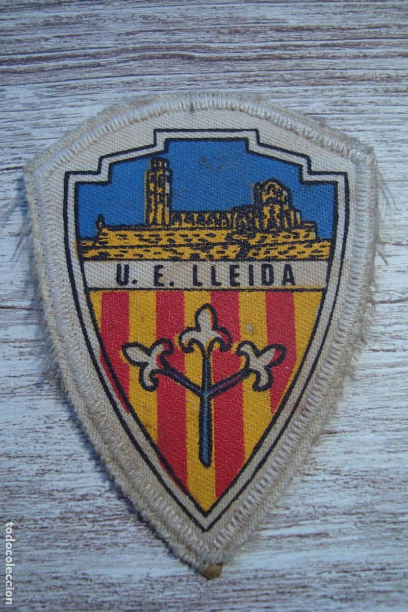 Colecionismo desportivo: ANTIGUO PARCHE DE TELA U.E. LLEIDA. UNIO ESPORTIVA LLEIDA