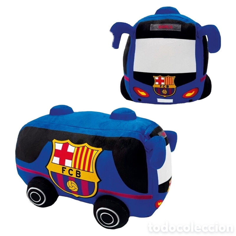 Coleccionismo deportivo: Peluche Autobus FC Barcelona 32cm