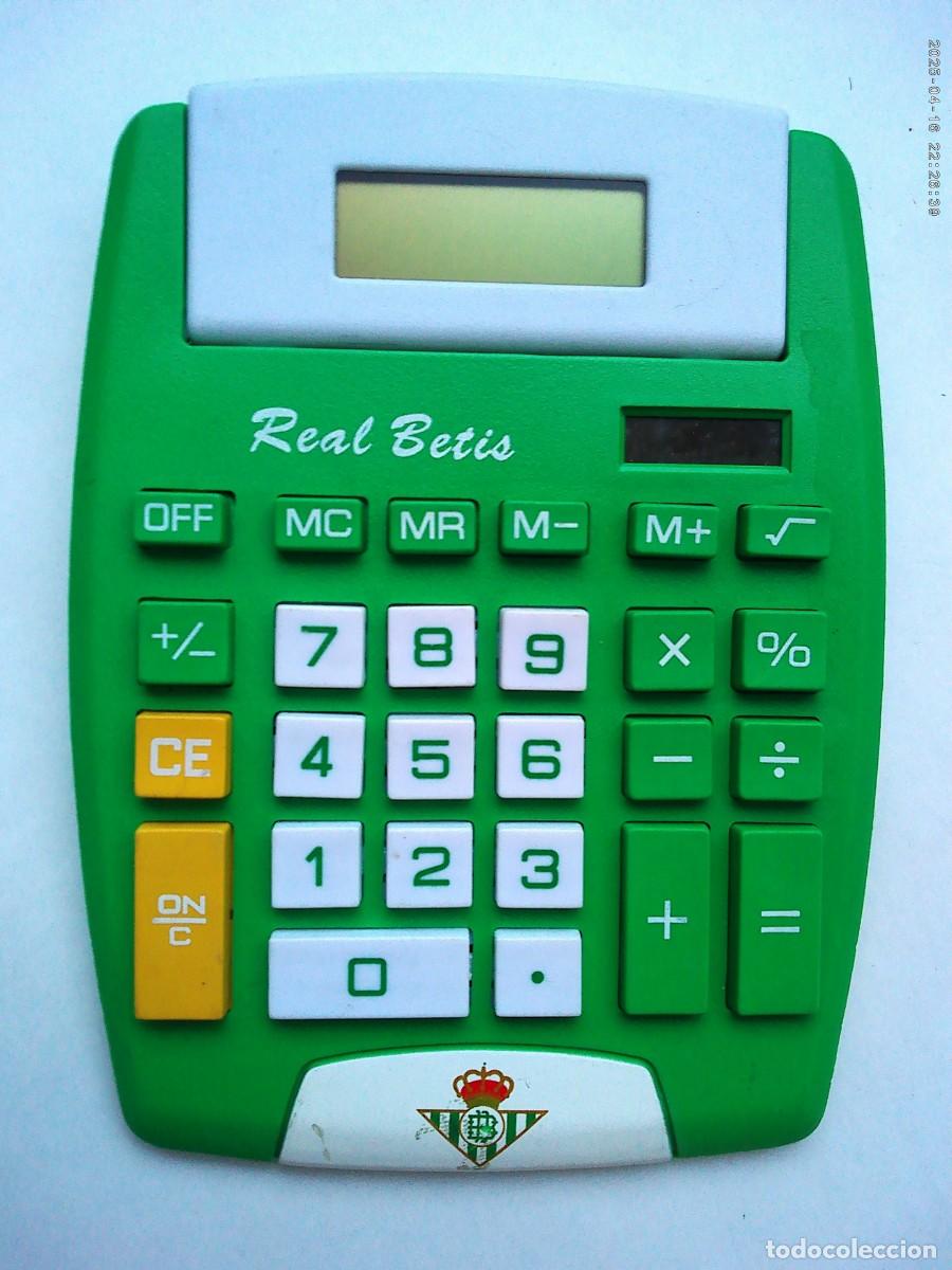 Collezionismo sportivo: REAL BETIS BALOMPI&Eacute; : CALCULADORA