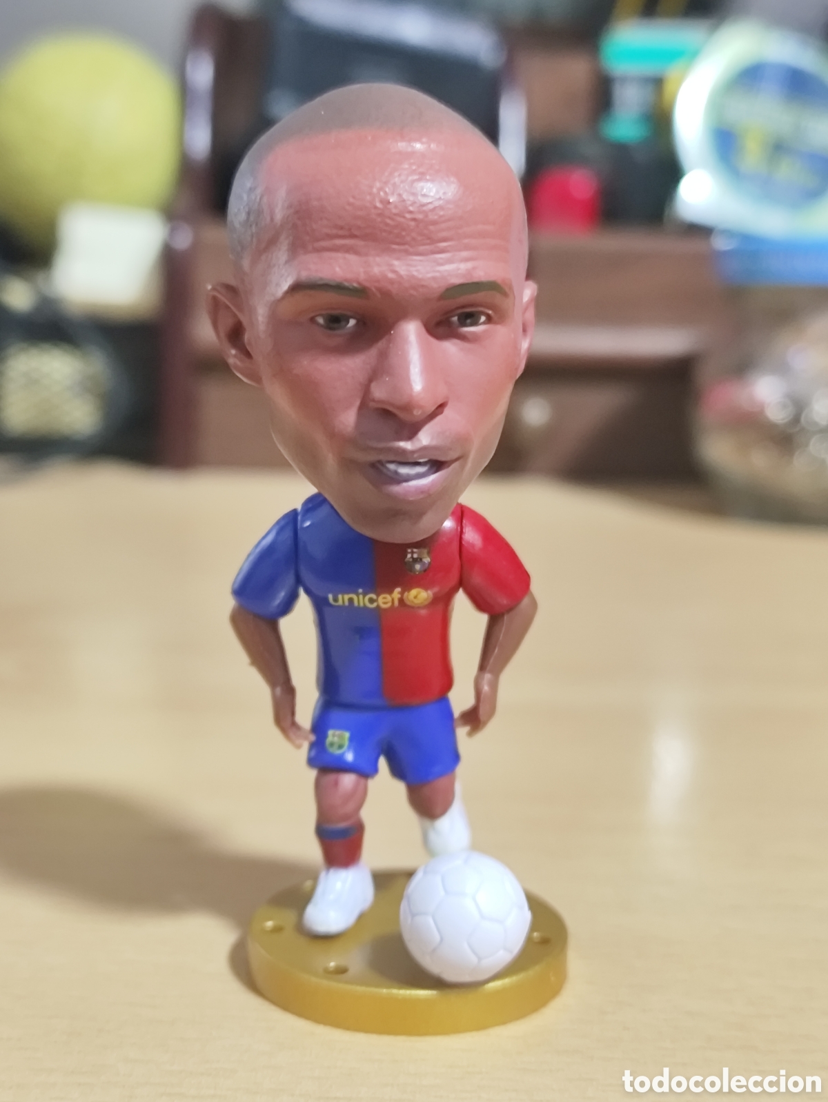 Coleccionismo deportivo: Figura Henry F&uacute;tbol Club Barcelona