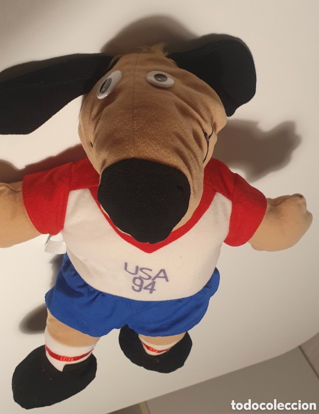 Coleccionismo deportivo: Antigua Mascota&rdquo;Striker&rdquo;de la Copa Mundial de F&uacute;tbol USA 94