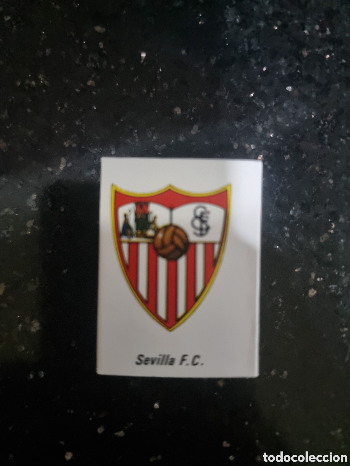 Coleccionismo deportivo: Caja cerillas del Sevilla