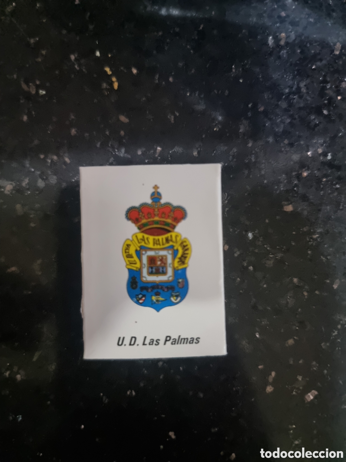 Coleccionismo deportivo: Caja cerillas Las Palmas