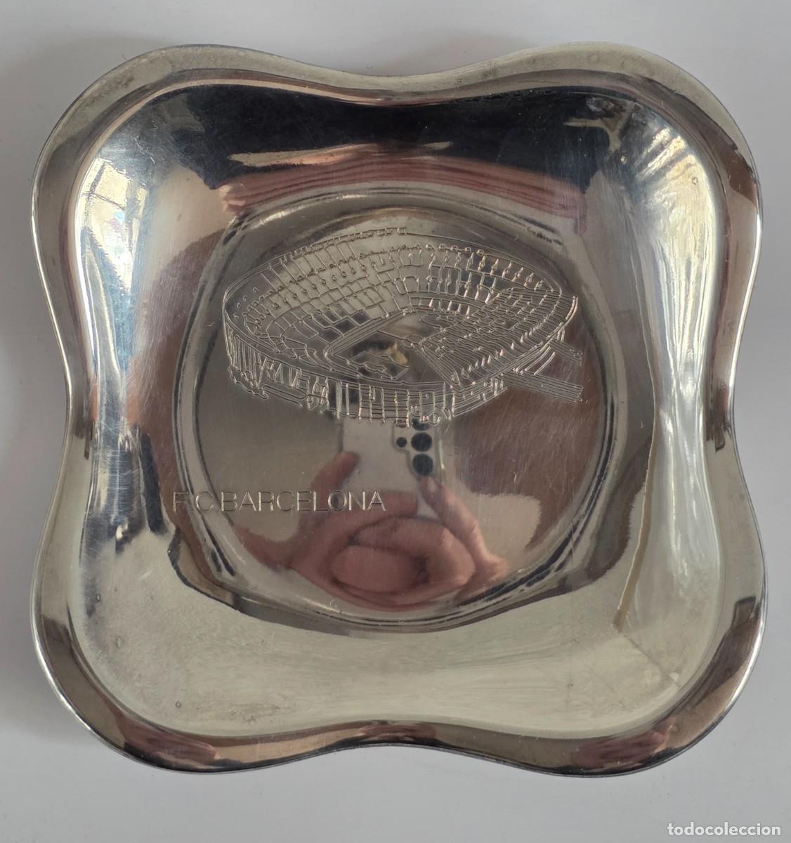 Sammelleidenschaft Sport: Cenicero grabado Camp Nou - Estadio FC Barcelona - F&uacute;tbol Bar&ccedil;a Cul&eacute;