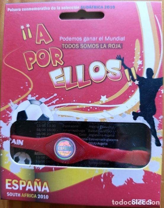 Sammelleidenschaft Sport: Pulsera de silicona, Espa&ntilde;a; Mundial de f&uacute;tbol de 2010, Sud&aacute;frica.
