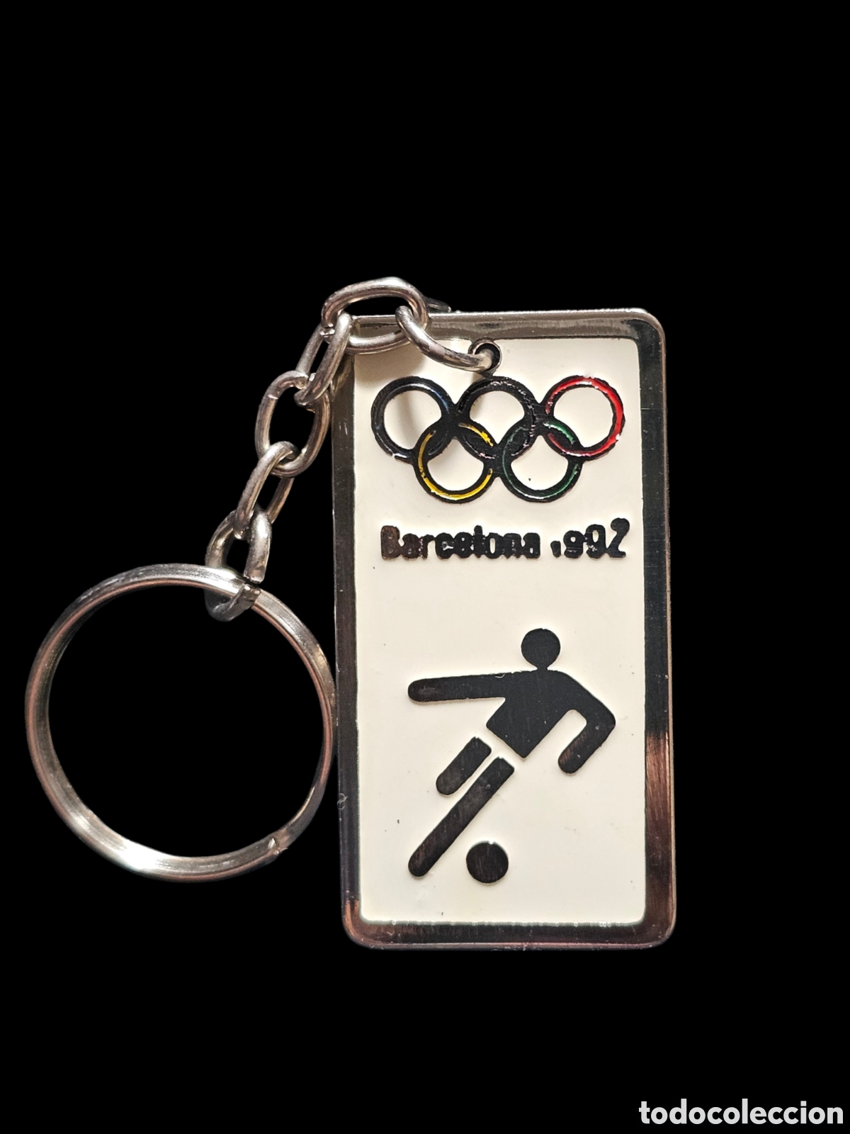 Coleccionismo deportivo: Llavero conmemorativo oficial&nbsp;de los Juegos Ol&iacute;mpicos de&nbsp;Barcelona 1992. Futbol