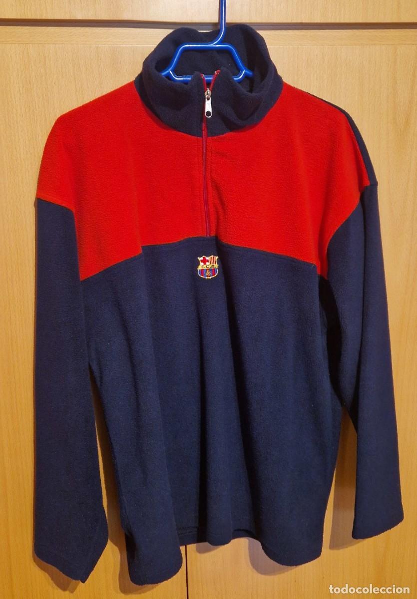 Sammelleidenschaft Sport: Forro polar FC Barcelona. Talla L. Rojo y azul. Bar&ccedil;a.