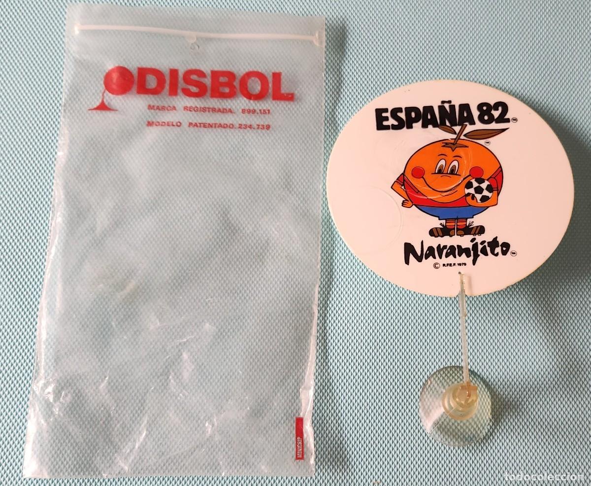 Coleccionismo deportivo: NARANJITO - Mascota del MUNDIAL ESPA&Ntilde;A 82 - adorno para ventana