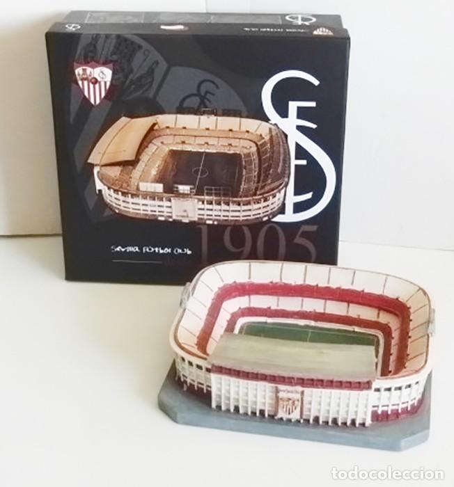Coleccionismo deportivo: MAQUETA DE ESTADIO RAM&Oacute;N S&Aacute;NCHEZ PIZJU&Aacute;N SEVILLA F&Uacute;TBOL CLUB SFC SEVILLISMO DEPORTE ARQUITECTURA FC