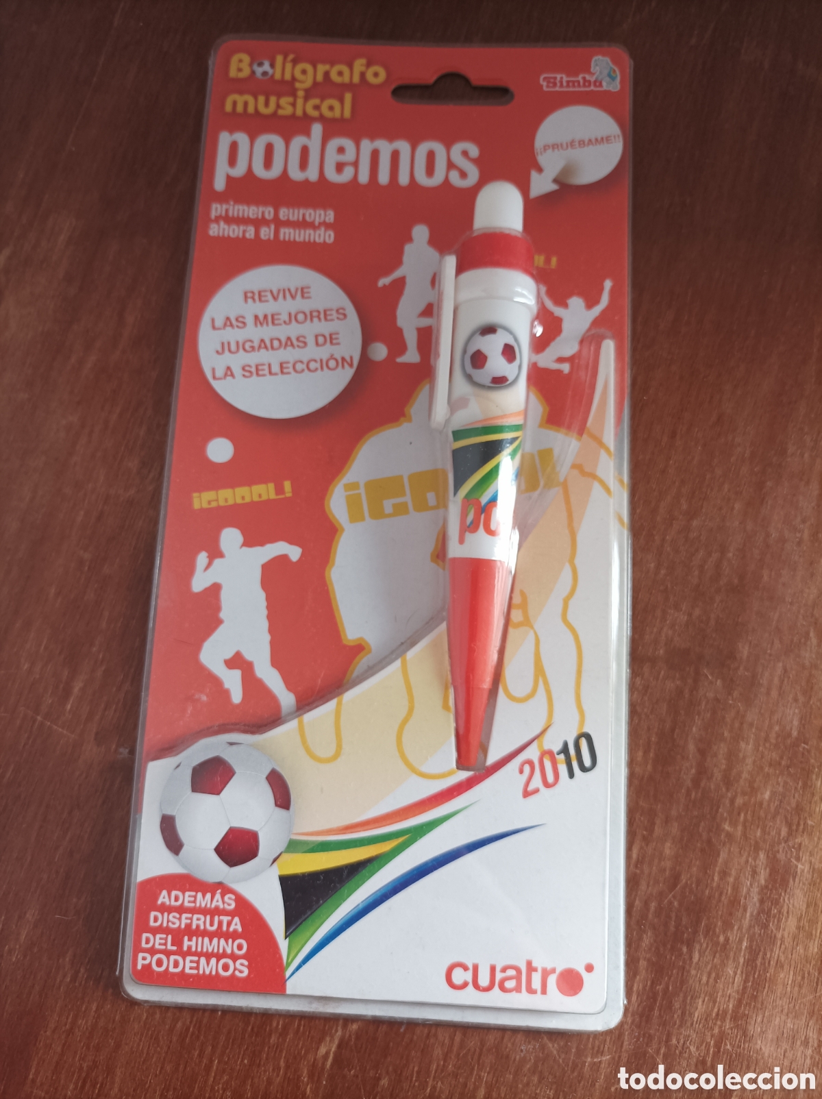 Collezionismo sportivo: Bol&iacute;grafo Musical Selecci&oacute;n Espa&ntilde;ola Mundial 2010 - Nuevo en Bl&iacute;ster