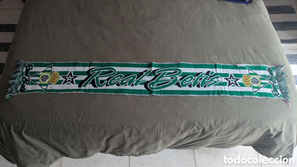 Coleccionismo deportivo: Bufanda del Real Betis