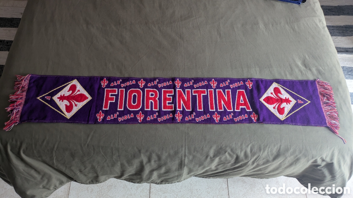 Coleccionismo deportivo: Bufanda de la Fiorentina