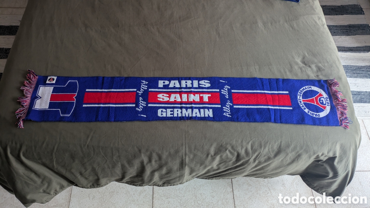 Coleccionismo deportivo: Bufanda del Paris Saint-Germain - Foto 1