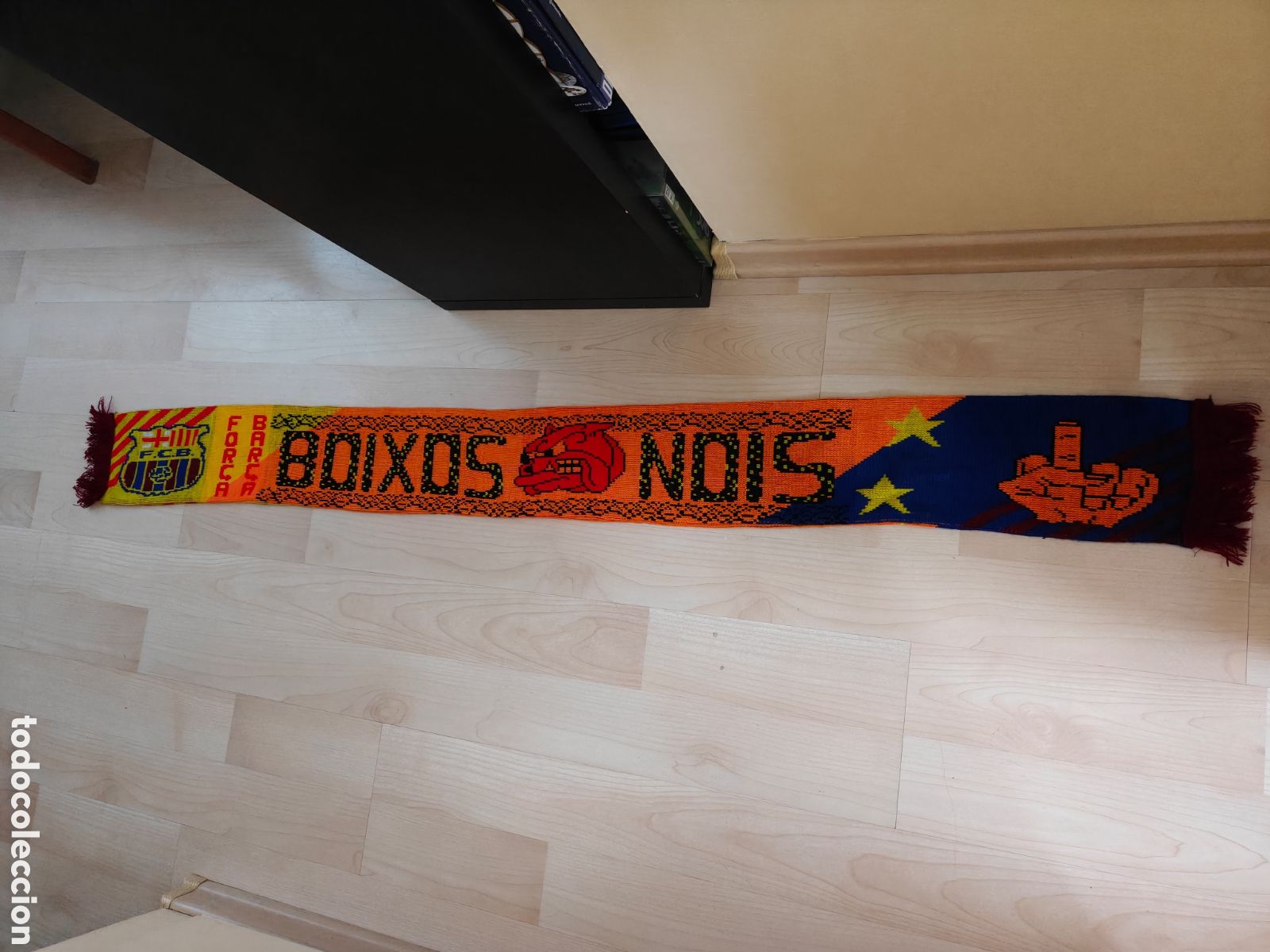 Coleccionismo deportivo: DIF&Iacute;CIL BUFANDA SCARF BOIXOS NOIS F.C BARCELONA SUPPORTERS 160x16cm