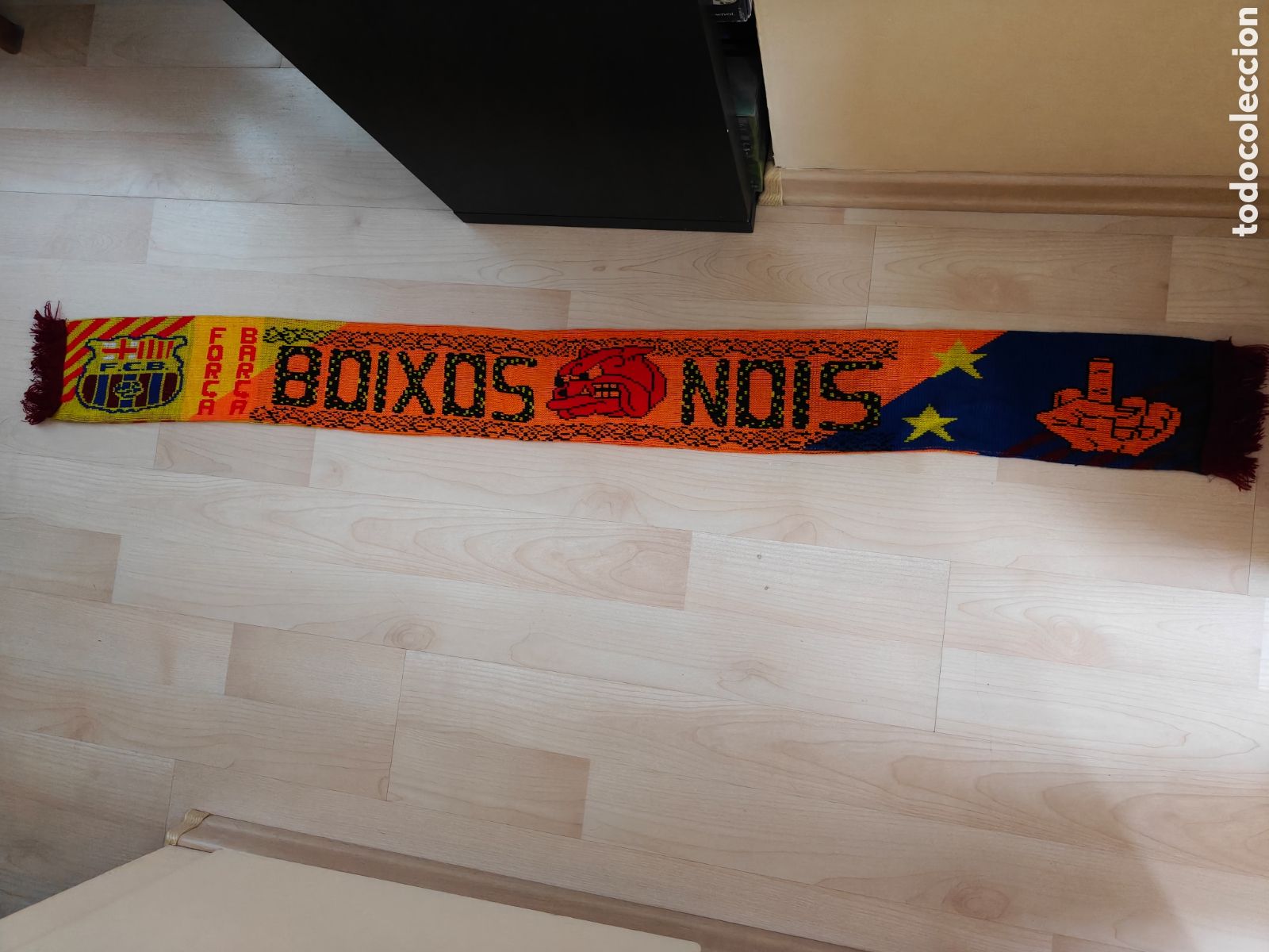 Coleccionismo deportivo: DIF&Iacute;CIL BUFANDA SCARF BOIXOS NOIS F.C BARCELONA SUPPORTERS 160x16cm